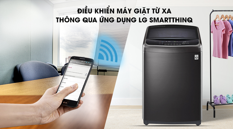 Máy giặt LG TH2722SSAK Inverter 22 kg: Điều khiển từ xa