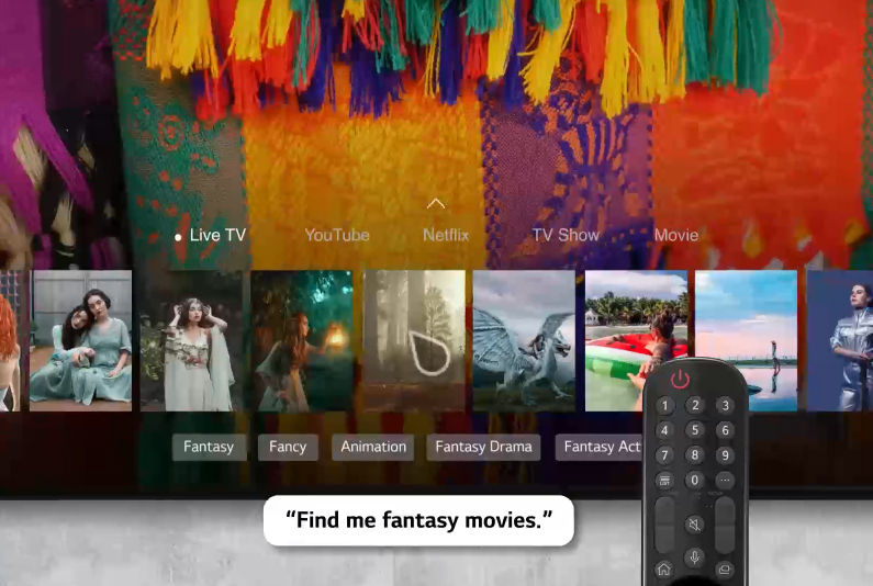 Điều khiển tivi bằng giọng nói - Smart Tivi LG NanoCell 4K 75 inch 75NANO80SQA