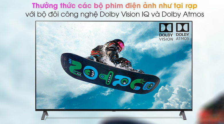 Smart Tivi LG NanoCell 8K 55 inch 55NANO95TNA bộ đôi dolby vision và dolby atmos