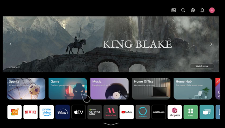 Smart Tivi LG QNED 4K  75 inch 75QNED80SRA webos 23