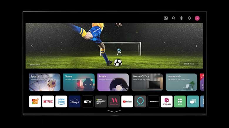 Smart Tivi LG 4K 75 inch 75UR7550PSC - Kho ứng dụng đồ sộ