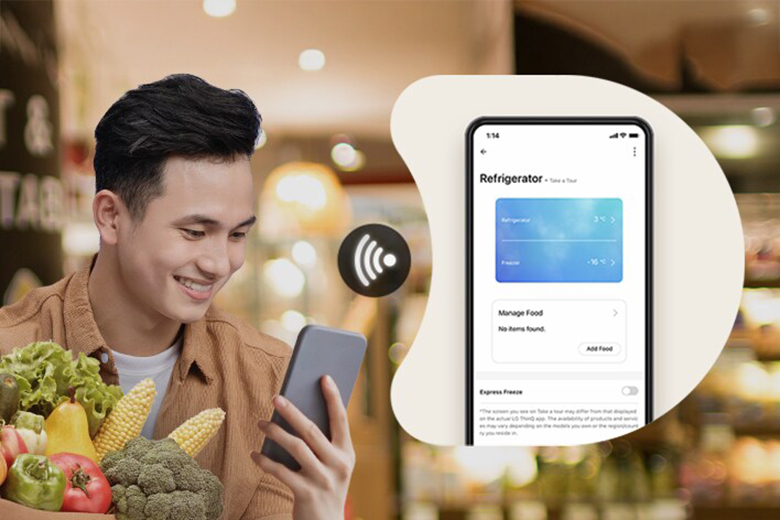 Tủ lạnh LG Inverter 571 lít LFD58BLMA  kết nối ThinQ