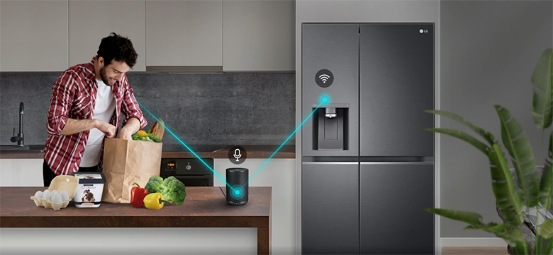 Tủ lạnh LG GR-D257JS trợ lý giọng nói thông minh