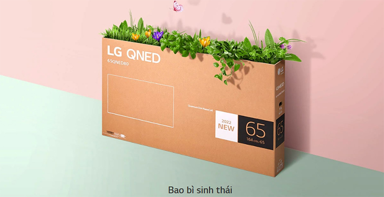 Thân thiện với môi trường - Smart Tivi QNED LG 4K 75 inch 75QNED80SQA