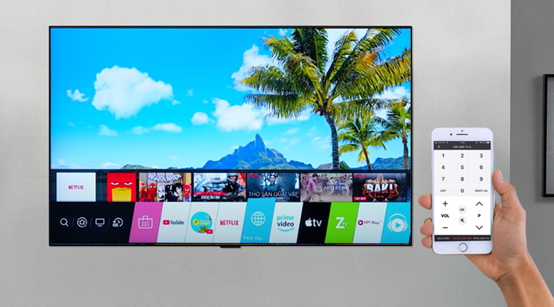 Ứng dụng LG TV Plus - Smart Tivi OLED LG 4K 65 inch 65GXPTA