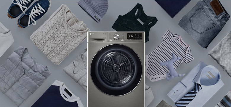 Máy sấy LG DUAL Inverter Heat Pump™ 10.5kg DVHP50P - Đa dạng chu trình sấy