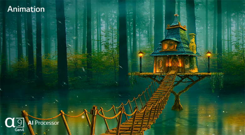 Bộ xử lý AI thông minh - Smart Tivi OLED LG 4K 77 inch 77C1PTB