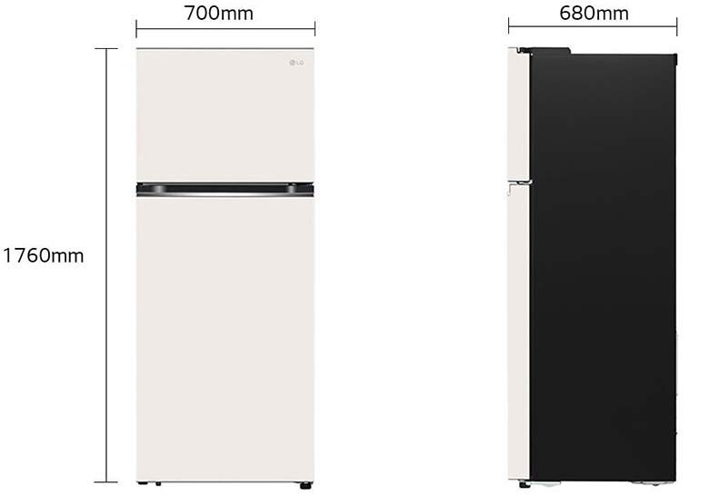 kích thước LG GN-B392BG