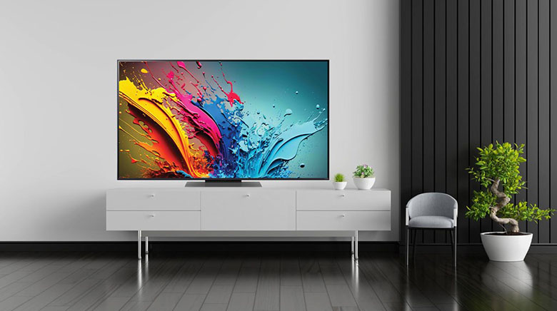 Thiết kế cạnh viền siêu mỏng - Smart Tivi QNED LG 4K 65 inch 65QNED86TSA