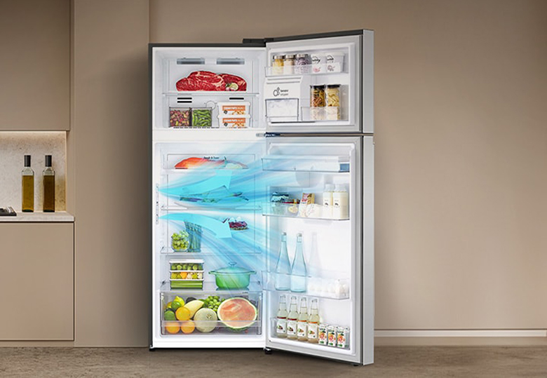 Tủ lạnh LG Inverter 335 lít LTB33BLG - Thiết kế hiện đại, phù hợp với mọi không gian bếp