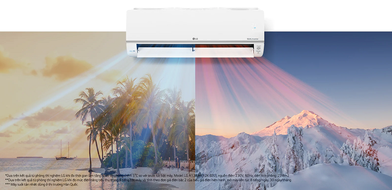 Thiết kế 2 chiều hiện đại - Điều hòa LG Inverter 2 chiều 24000BTU B24END1