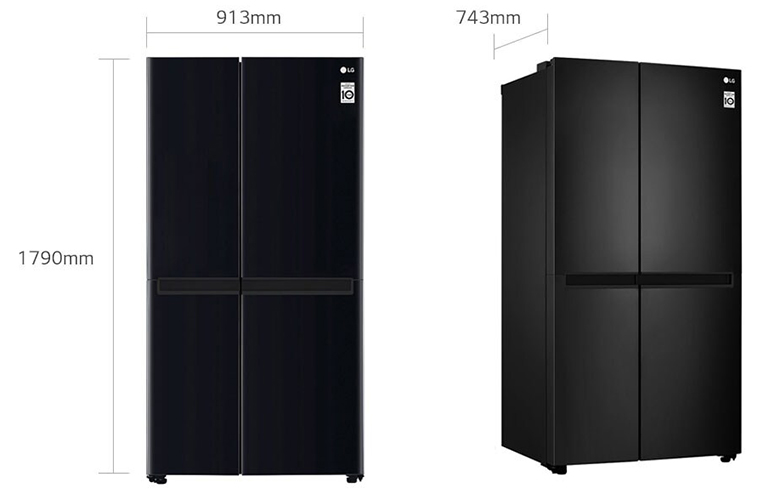 Kích thước tủ lạnh LG GR-B257WB