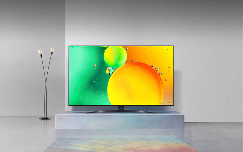 Smart Tivi NanoCell LG 4K 86 inch 86NANO76SQA: Thiết kế