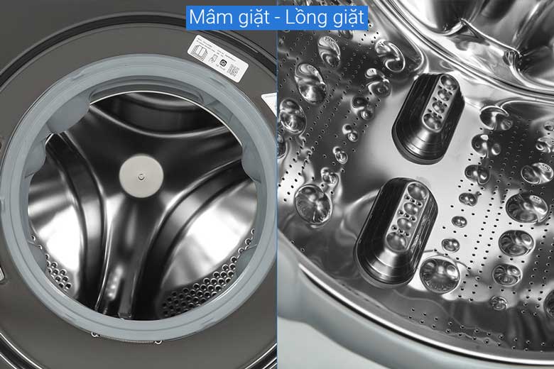 Máy giặt sấy LG AI DD Inverter giặt 14 kg - sấy 8 kg FV1414H3BA - Chất liệu bền bỉ, cao cấp