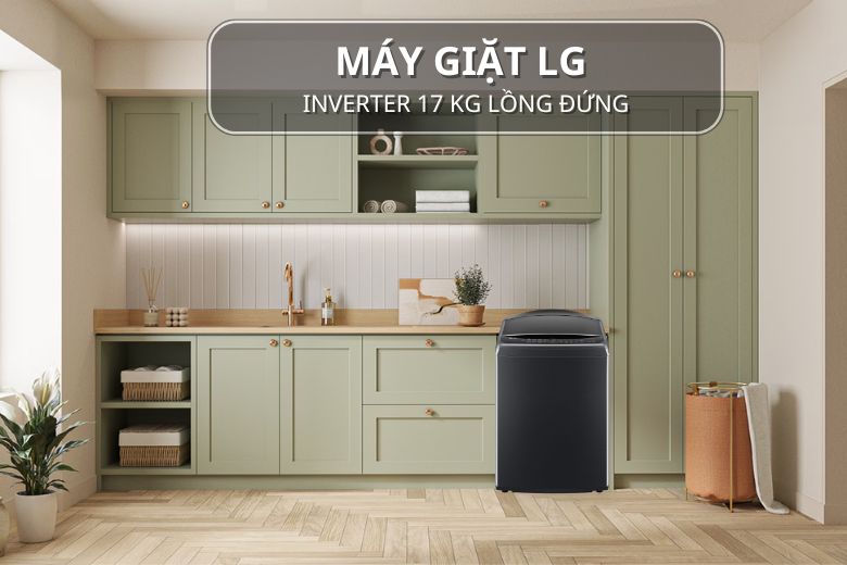 Máy giặt LG Inverter 17 kg TV2517SV7J - Thiết kế sang trọng