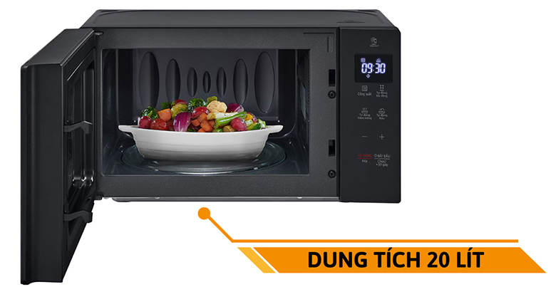 Lò vi sóng LG MS2032GAS 20L - Công suất mạnh mẽ, nấu nướng nhanh chóng