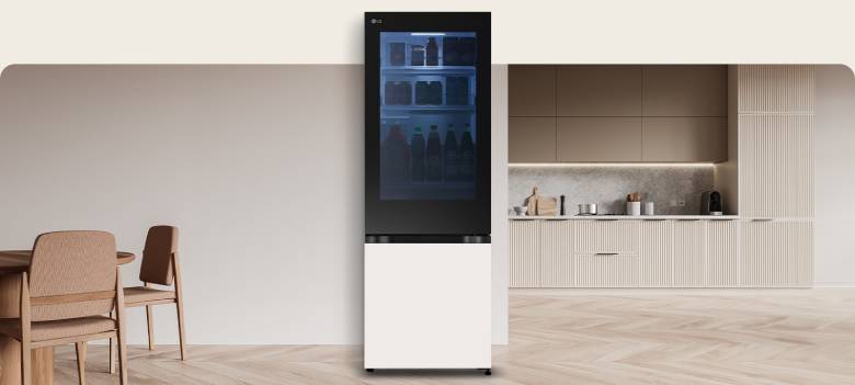  Tủ lạnh LG Inverter 340 lít InstaView LBB33BGMAI công nghệ InstaView.