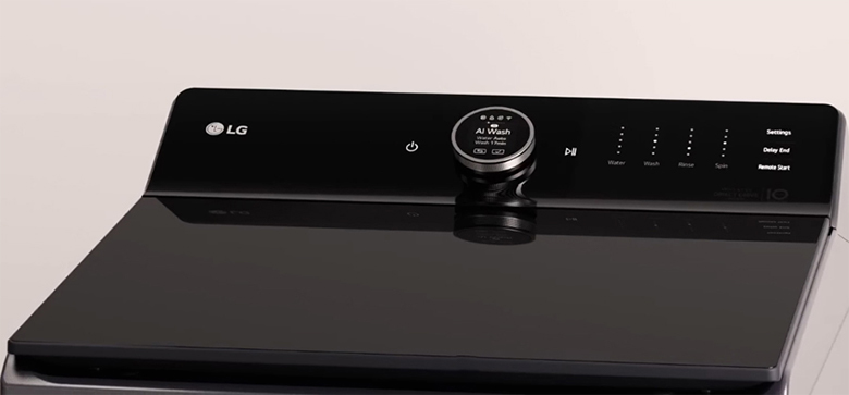 Máy giặt LG AI DD™ Inverter 25 kg TX2725AT9G lồng đứng - Bảng điều khiển bằng nút LCD hiện đại 