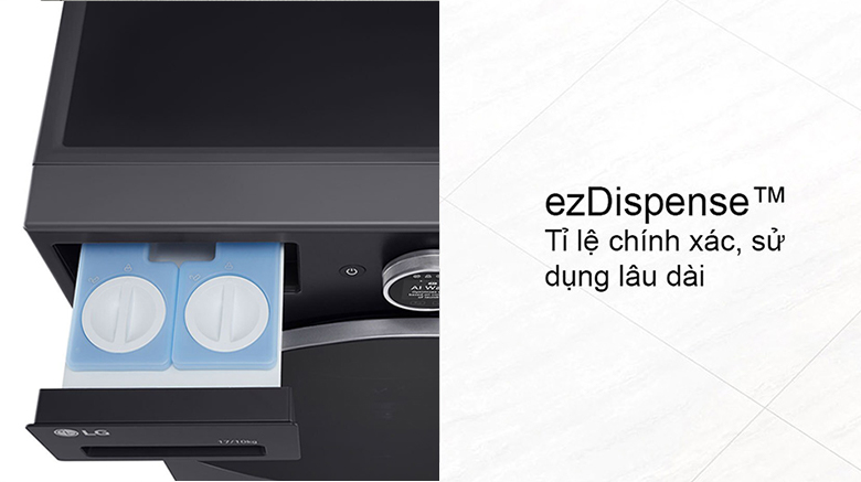 Máy giặt sấy LG Inverter 17kg F2517RNTG lồng ngang - Công nghệ định lượng EZDispense 