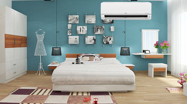 Công suất 9200BTU - Điều hòa LG 1 chiều Inverter 9200 BTU V10APIUV