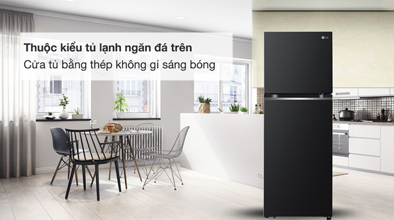 Tủ lạnh LG Inverter GV-B212WB - thiết kế hiện đại