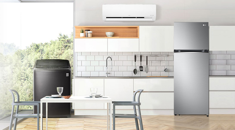 Tủ lạnh LG Inverter 266 Lít GV-B262PS - thiết kế hiện đại