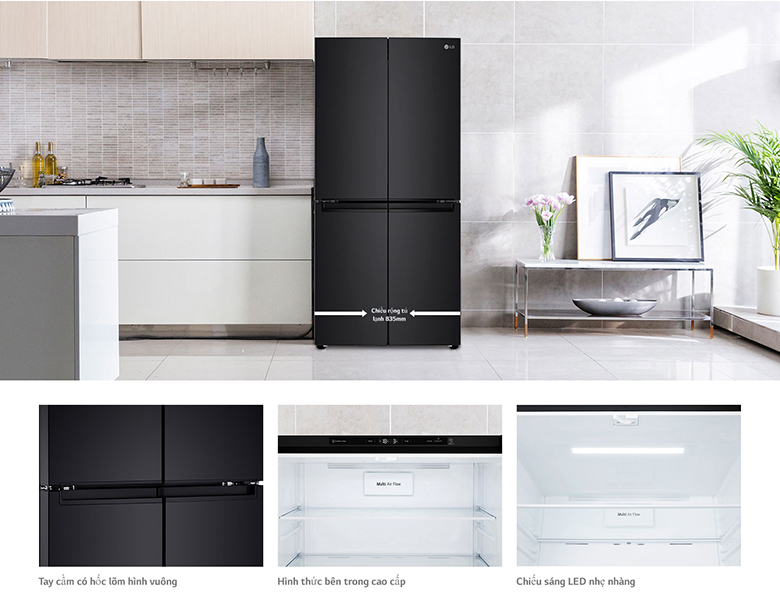 Tủ lạnh LG Inverter 530 lít GR-B53MB