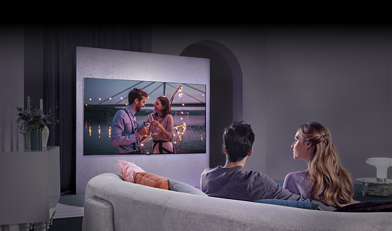 Smart Tivi LG 75QNED86SRA với 75 inch phù hợp với những không gian rộng