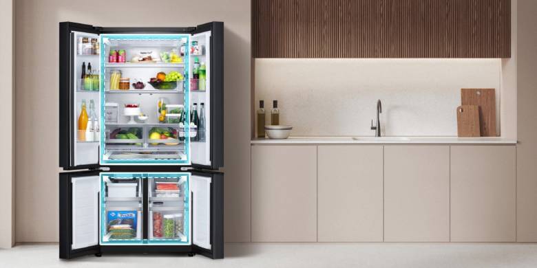 Tủ lạnh LG LFD61BLGAI có dung tích lớn