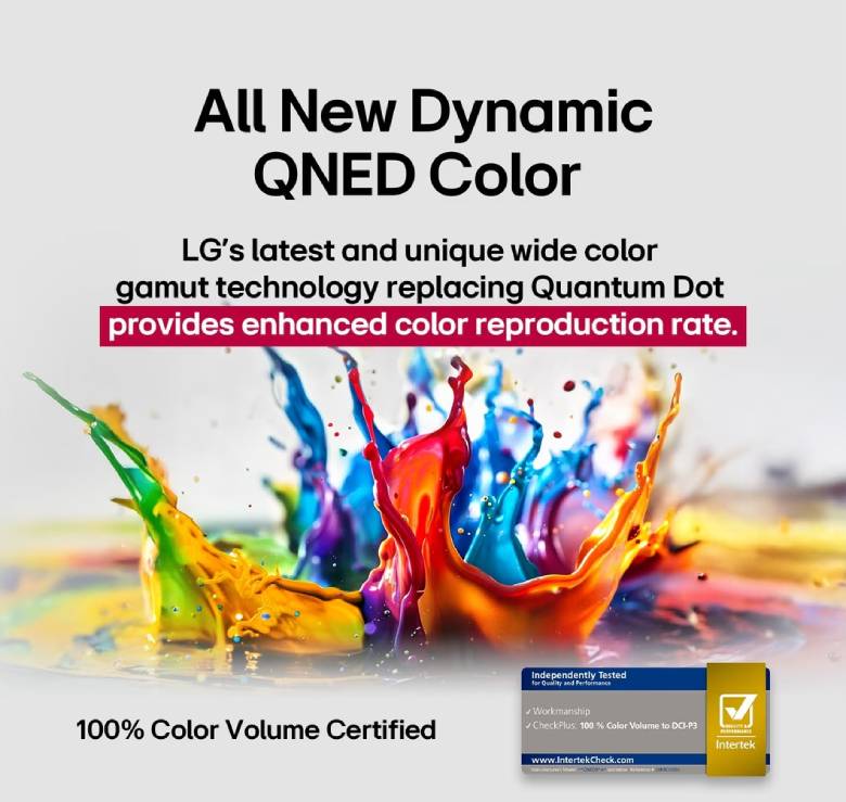 Smart Tivi QNED AI LG 4K 50 Inch 50QNED81ASA - Dynamic QNED Color cho màu sắc rực rỡ