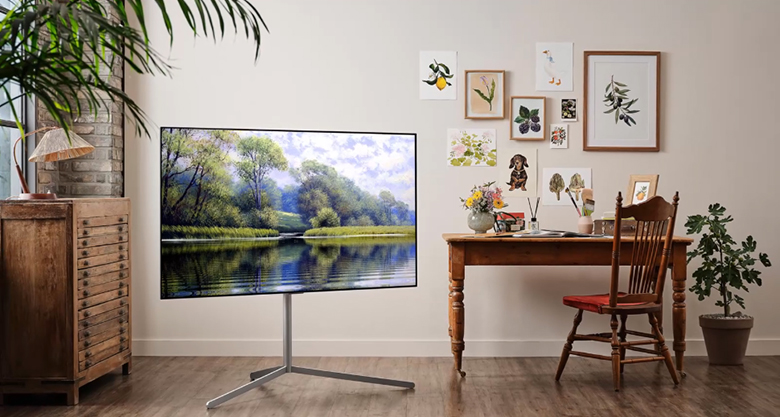 Chân đế Gallery - Smart Tivi OLED LG 4K 65 inch 65G1PTA
