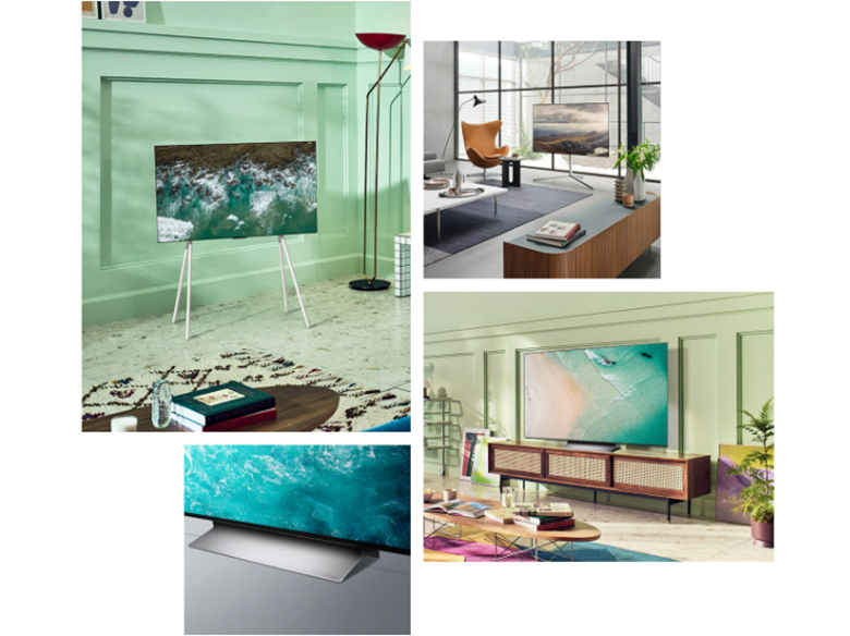 Tivi LG OLED 4K OLED83C2PSA 83 inch thiết kế như 1 bức tranh đẹp treo tường