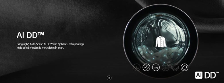 Tháp giặt sấy LG WashTower Inverter 14kg/10kg WT1410NHE - Công nghệ AI DD