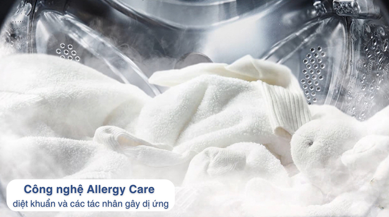 Máy giặt LG AI DD Inverter 15 kg F2515SNTG lồng ngang - Công nghệ Allergy Care 