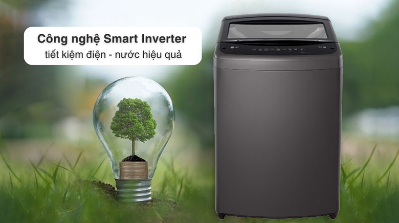 Máy giặt LG 11kg T2511VBTB lồng đứng - Công nghệ Smart Inverter tiết kiệm điện