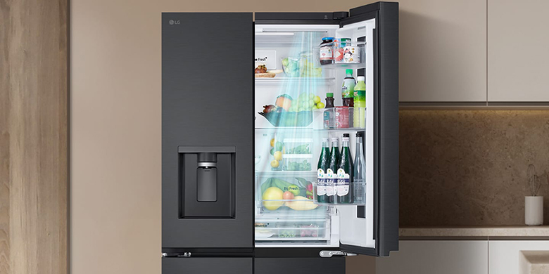 Tủ lạnh French door InstaView LG Inverter LFD58BLMAI doorcooling