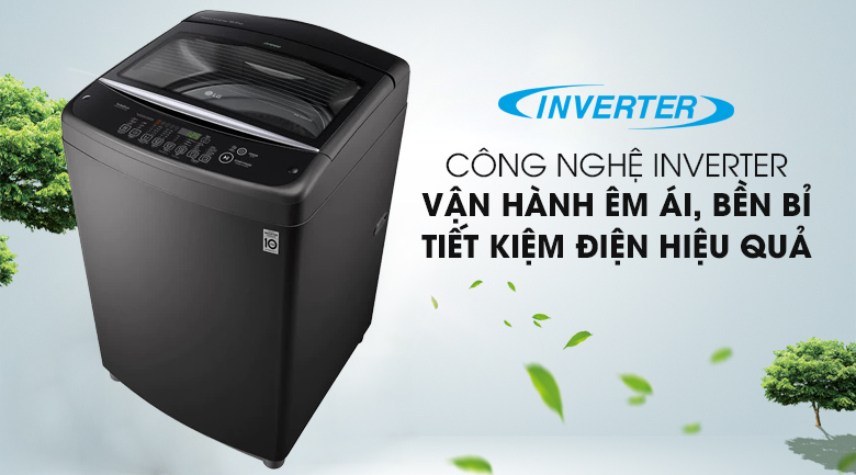 Công nghệ Inverter -Máy giặt LG Inverter 10.5 kg T2350VSAB lồng đứng