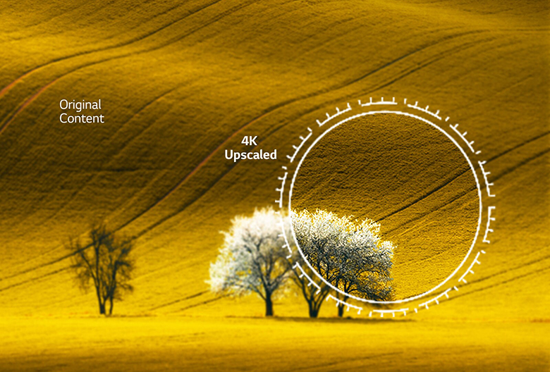 Smart Tivi LG 4K 75 inch 75UQ8000PSC có công nghệ up scaling