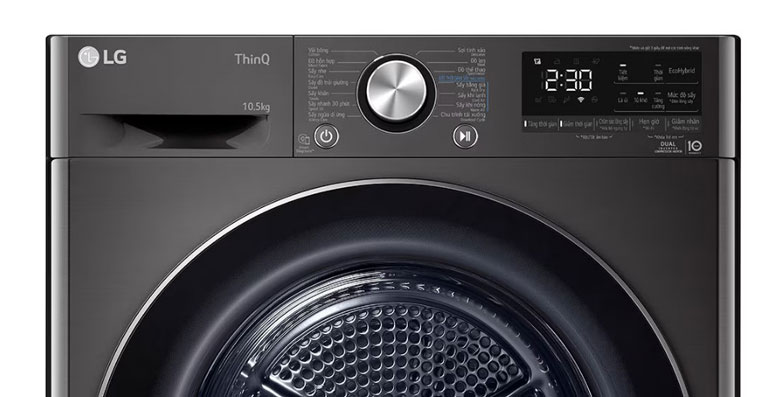 Máy sấy LG DVHP50B - Bảng điều khiển thân thiện