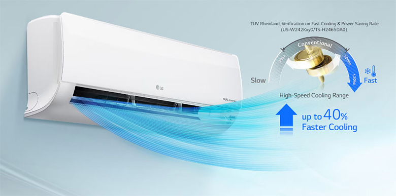 Làm lạnh nhanh - Điều hòa LG 1 chiều V13WIN1