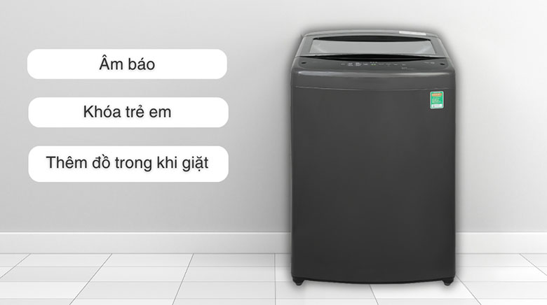 Máy giặt LG T2514VBTB khoá trẻ em an toàn