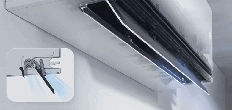 Cánh vẫy kép Dual Vane của điều hòa LG IDH09M1