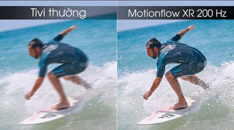 LG 79UG880T với Motionflow XR 200 Hz đem lại khả năng hiển thị hình ảnh trơn tru, mượt mà