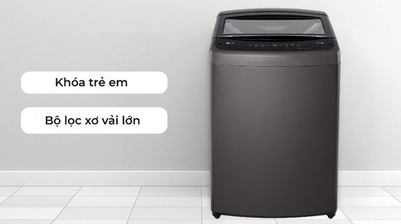 Máy giặt LG Inverter 15 kg T2515VBTB lồng đứng - Tiện ích khác