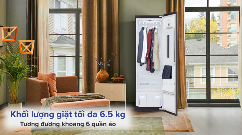 Tủ chăm sóc quần áo thông minh LG Styler S5GOC - Chăm sóc cùng lúc 5 áo 1 quần