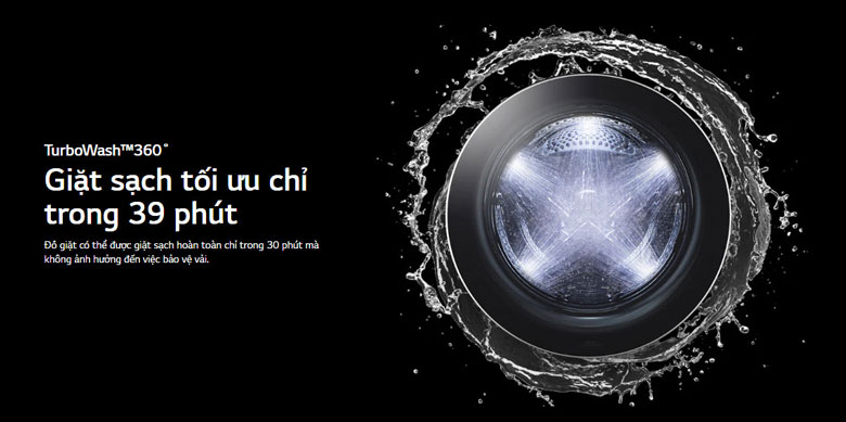 Tháp giặt sấy LG WashTower Inverter 14kg/10kg WT1410NHE - Giặt siêu nhanh siêu sạch với Turbo Wash360