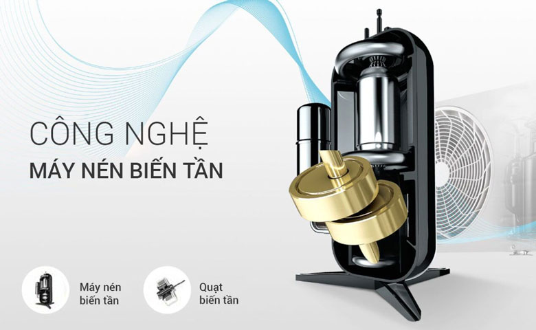 Điều hòa âm trần LG ZTNQ18GTLA0 - Công nghệ biến tần bảo vệ động cơ