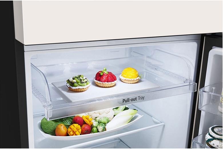 Tủ lạnh LG Inverter 395 lít GN-B392BG khay kéo trợ lực