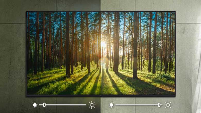 LG 86UR8050PSB Smart Tivi 4K 86 inch - Cân bằng độ sáng ở mức hoàn hảo các bạn có thể trải nghiệm