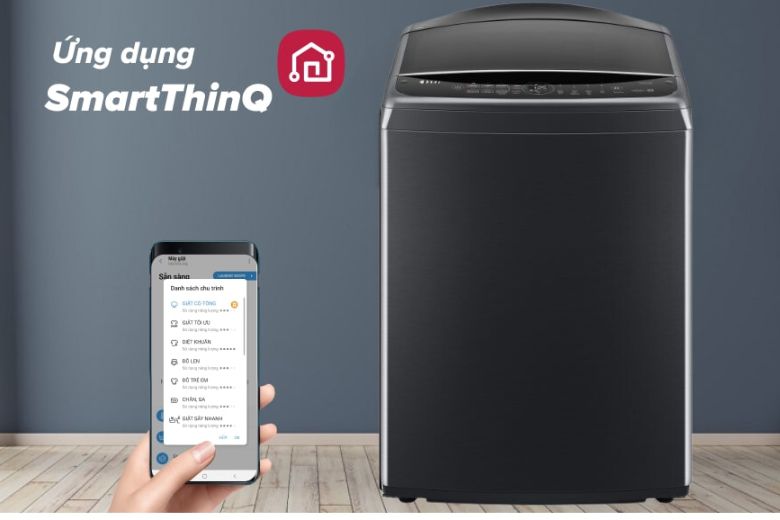 Máy giặt LG Inverter 17 kg TV2517SV7J - Ứng dụng Smart ThinQ